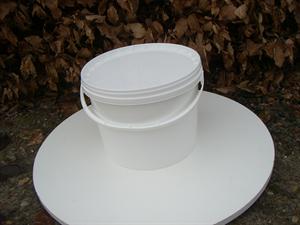 Tappespand med hank og l�g, 10 liter, hvid 